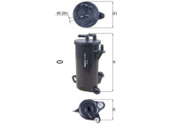 Fuel filter KL 764D Mahle