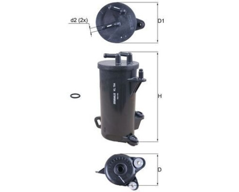 Fuel filter KL 764D Mahle