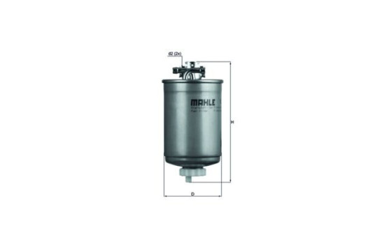 Fuel filter KL 77 Mahle, Image 2