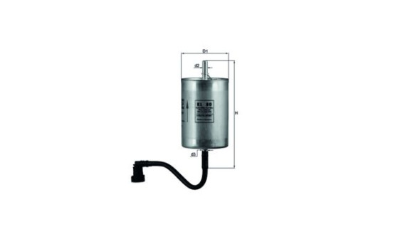 Fuel filter KL 80 Mahle, Image 2