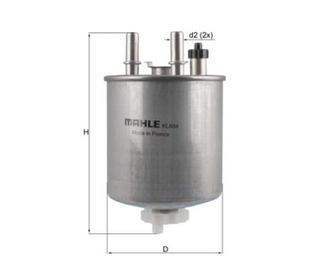 Fuel filter KL 834 Mahle
