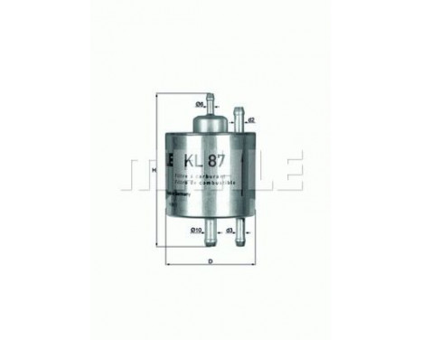 Fuel filter KL 87 Mahle