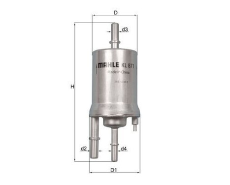 Fuel filter KL 871 Mahle