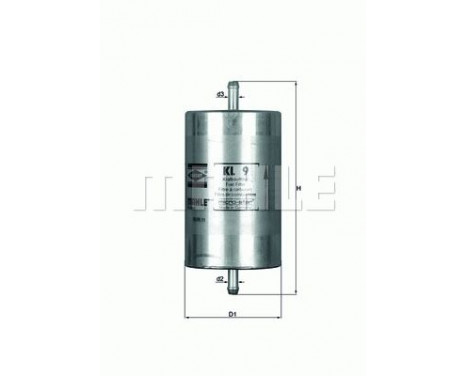 Fuel filter KL 9 Mahle