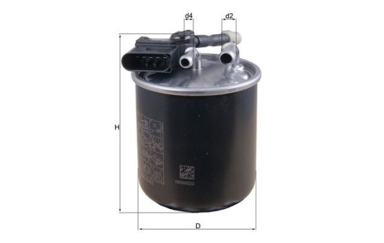 Fuel filter KL 913 Mahle