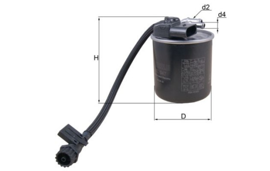 Fuel filter KL 947 Mahle