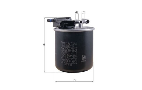 Fuel filter KL 949 Mahle