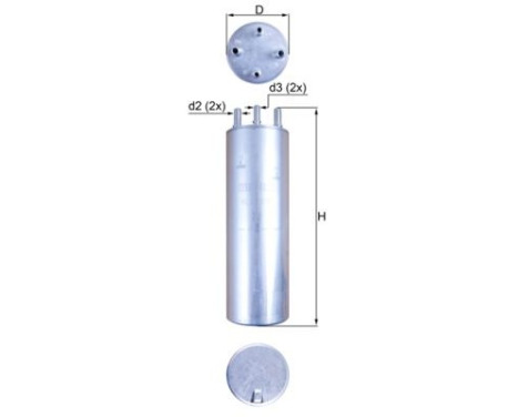 Fuel filter KL22911 Mahle