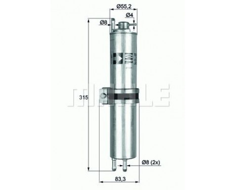 Fuel filter KLH 12 Mahle