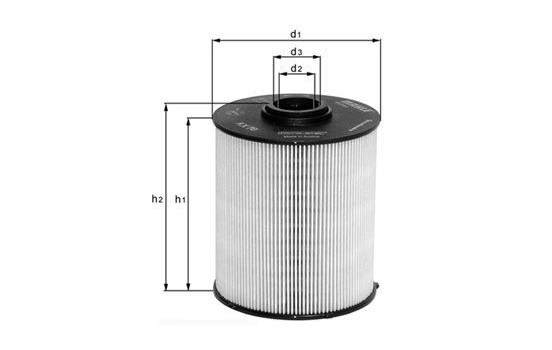 Fuel filter KX 220D Mahle