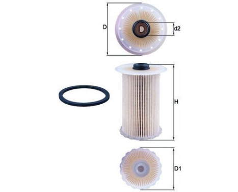 Fuel filter KX 229D Mahle, Image 2