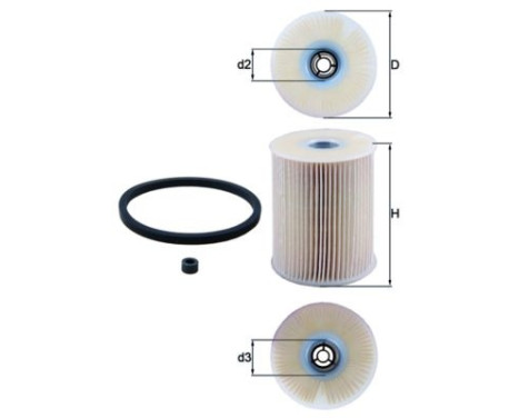 Fuel filter KX 231D Mahle, Image 3