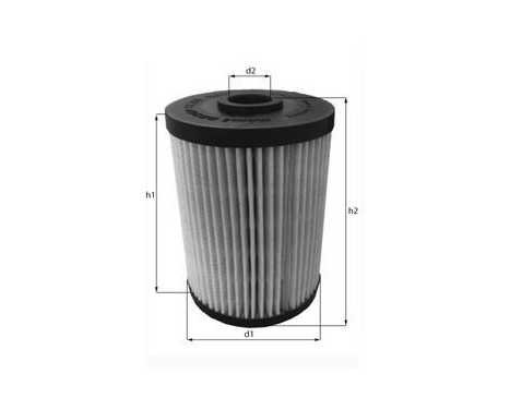 Fuel filter KX 265D Mahle
