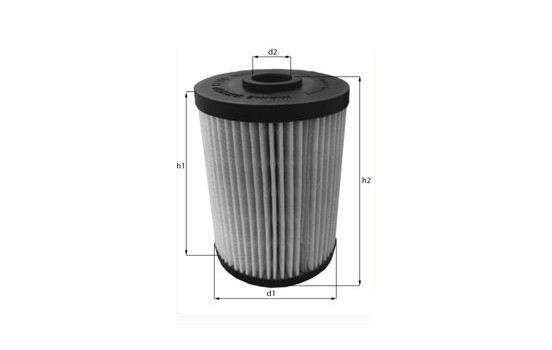 Fuel filter KX 265D Mahle