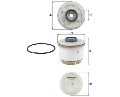 Fuel filter KX 268D Mahle, Image 2