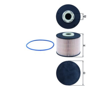 Fuel filter KX 331D Mahle, Image 2