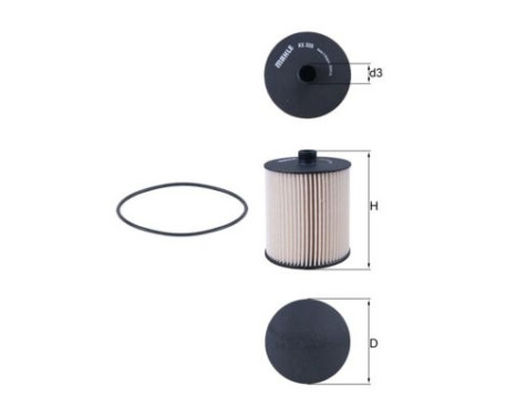 Fuel filter KX 335D Mahle