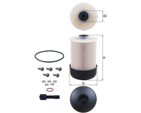 Fuel filter KX 338/22D Mahle