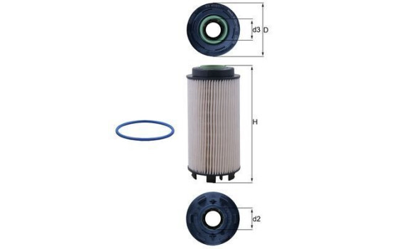 Fuel filter KX 403/1D Mahle