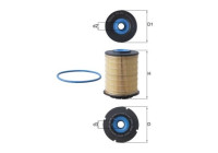 Fuel filter KX 404D Mahle