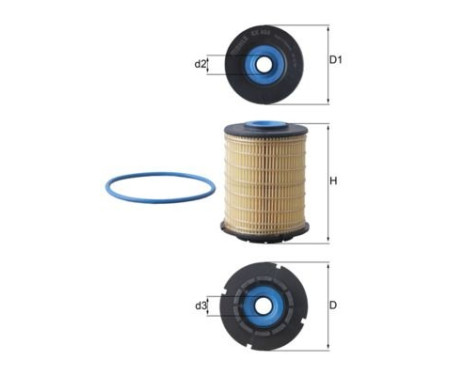 Fuel filter KX 404D Mahle