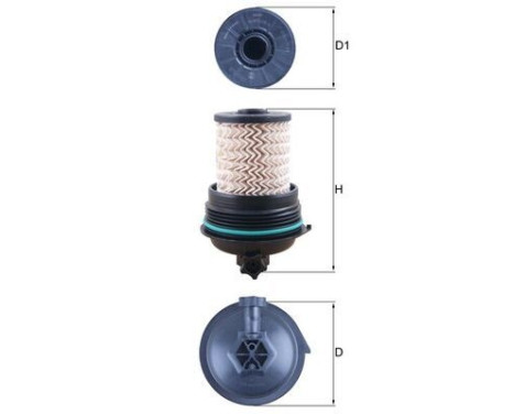 Fuel filter KX 480 Mahle