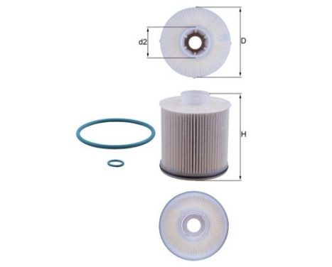Fuel filter KX 486D Mahle