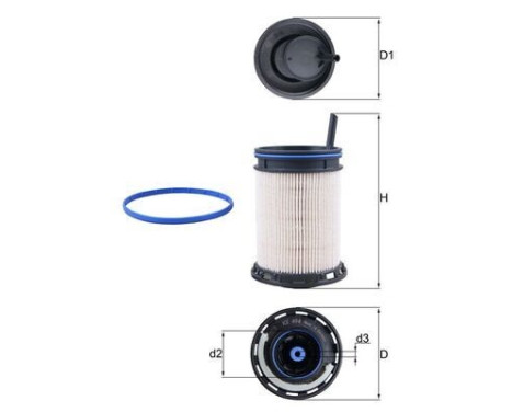Fuel filter KX 494D Mahle