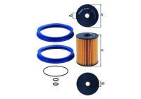 Fuel filter KX 503D Mahle