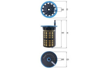 Fuel filter KX 515 Mahle