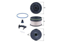 Fuel filter KX 533KIT Mahle