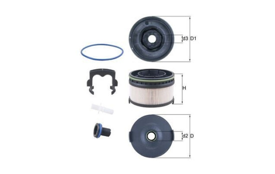 Fuel filter KX 568KIT Mahle