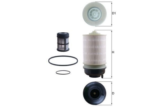 Fuel filter KX 581KIT Mahle