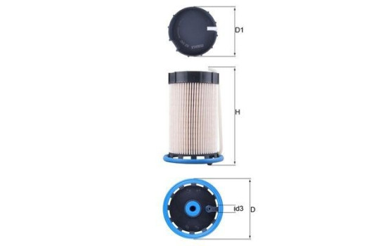 Fuel filter KX 592 Mahle