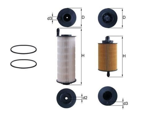 Fuel filter KX 646KIT Mahle