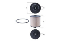 Fuel filter KX 67/2 D Mahle