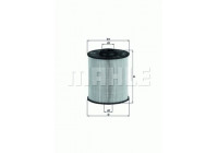 Fuel filter KX 70D Mahle