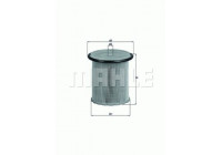 Fuel filter KX 74 Mahle