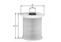 Fuel filter KX 75D Mahle