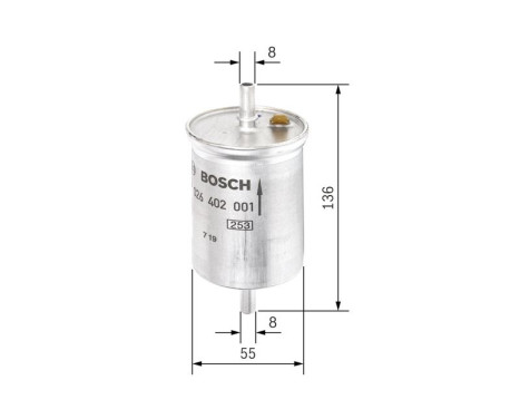 Fuel filter N2001 Bosch