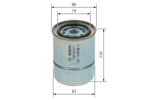 Fuel filter N2011 Bosch, Image 5