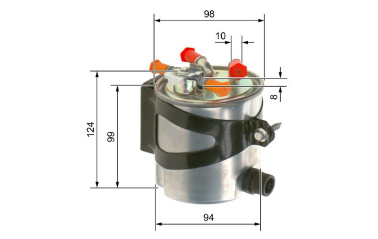 Fuel filter N2016 Bosch