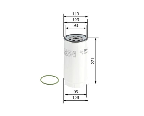 Fuel filter N2038 Bosch, Image 4