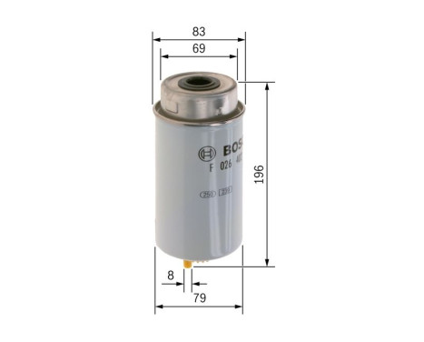 Fuel filter N2040 Bosch