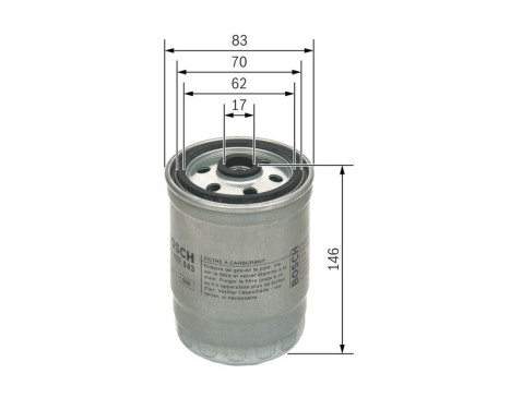 Fuel filter N2043 Bosch, Image 5