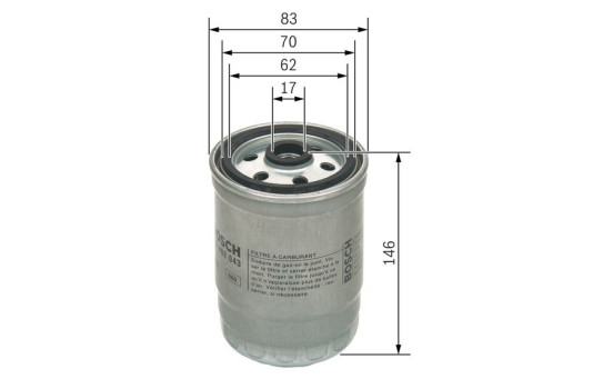 Fuel filter N2043 Bosch, Image 4