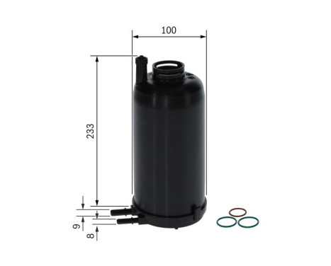 Fuel filter N2045 Bosch, Image 5