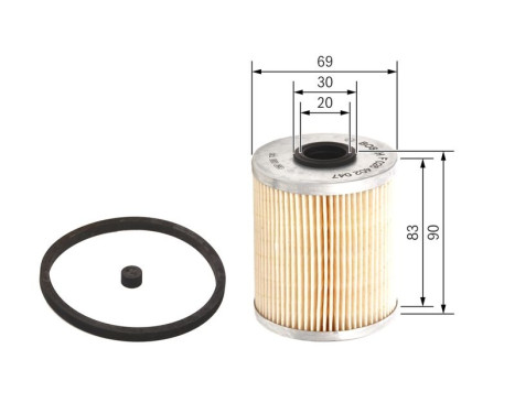 Fuel filter N2047 Bosch, Image 6
