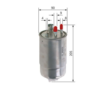 Fuel filter N2054 Bosch, Image 5