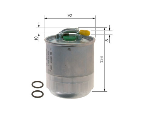 Fuel filter N2056 Bosch, Image 8